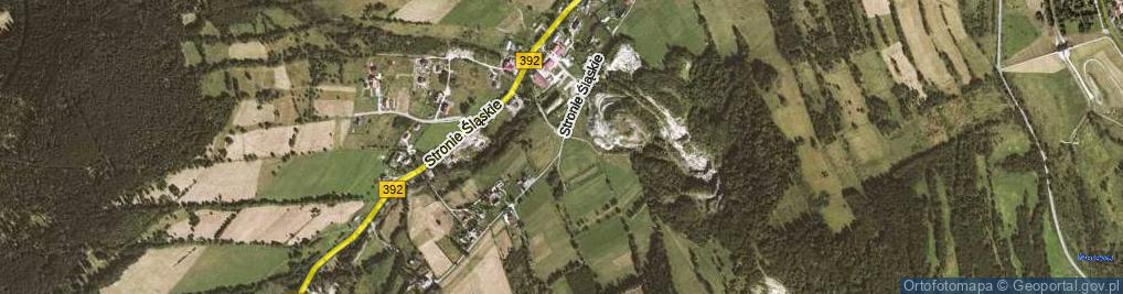Zdjęcie satelitarne Stronie Śląskie ul.